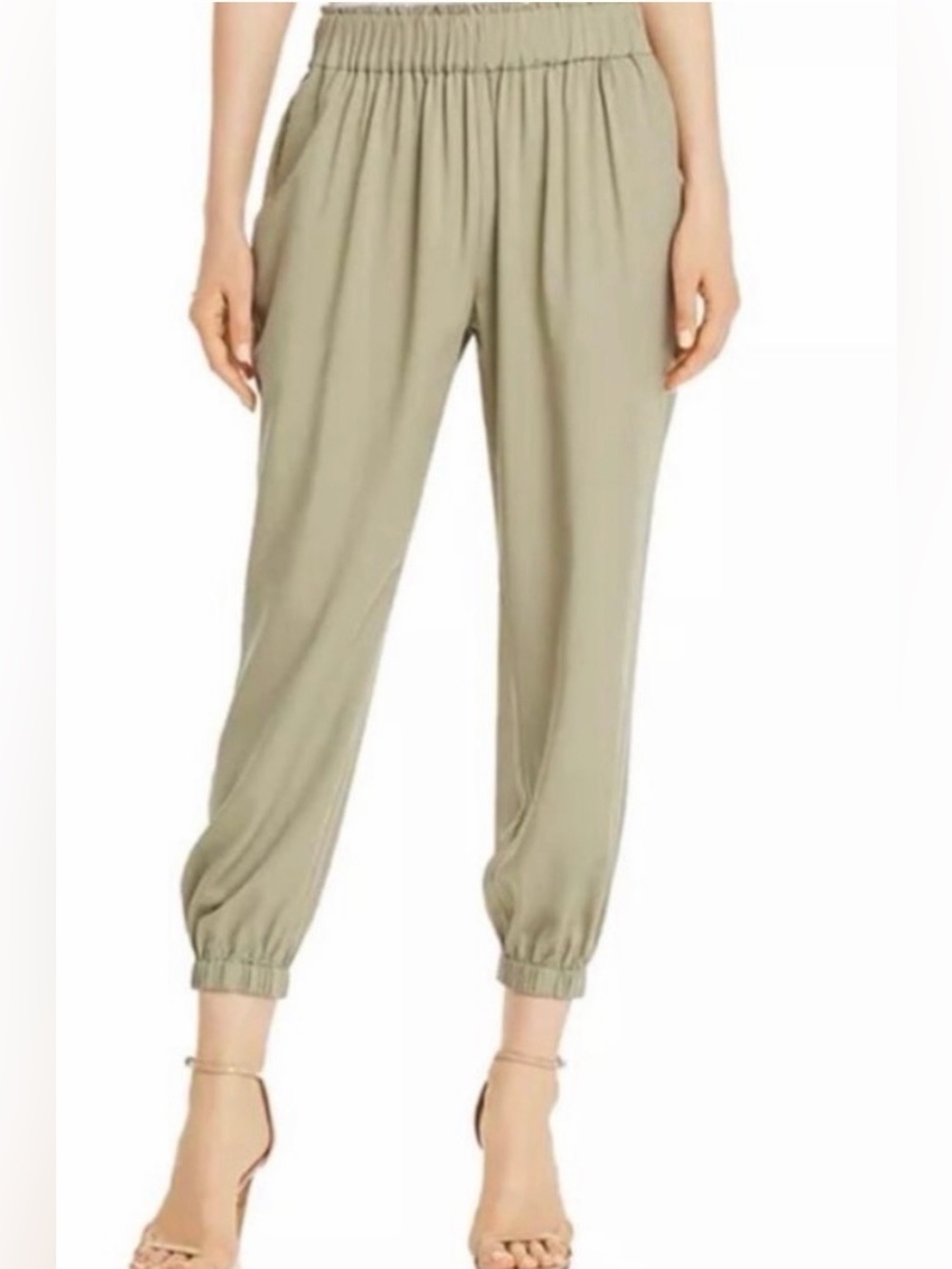 Ramy Brook Tencel Jogger Pants Sage Size Large